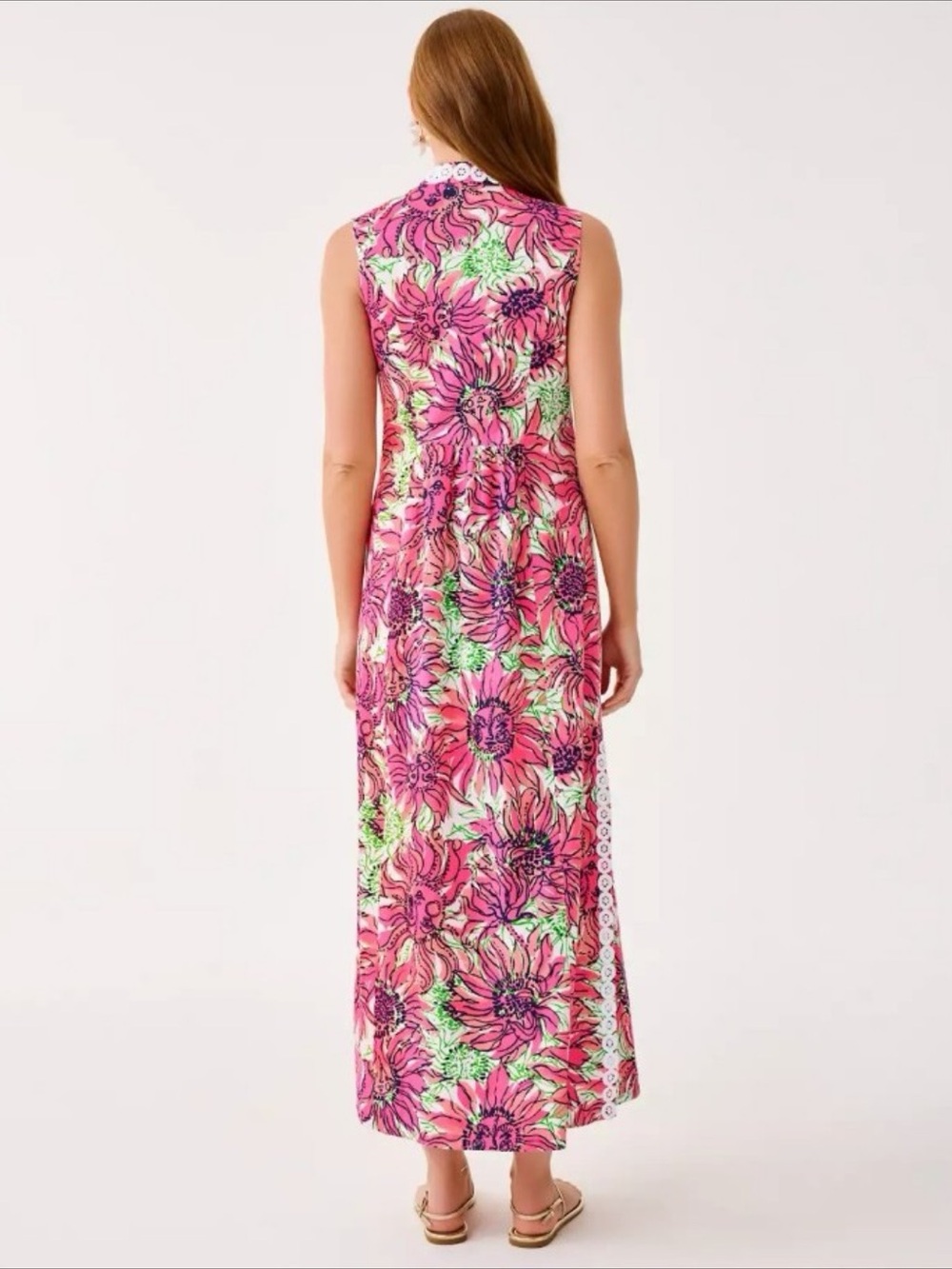 NWT Lilly Pulitzer Shine Your Bright 3-Piece Set Duster Top Pant 6/8 - Picture 5 of 16